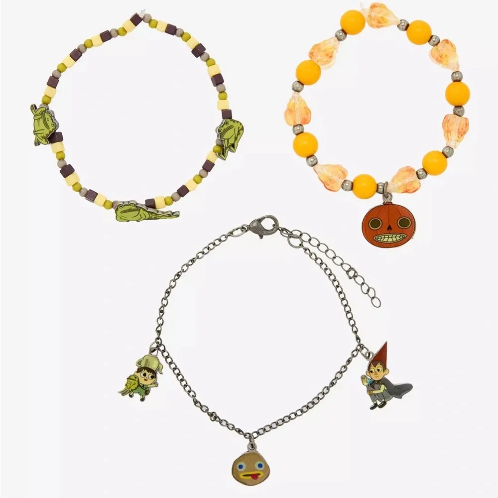 Over The Garden Wall Character Bracelet Set Hot‎ Topic